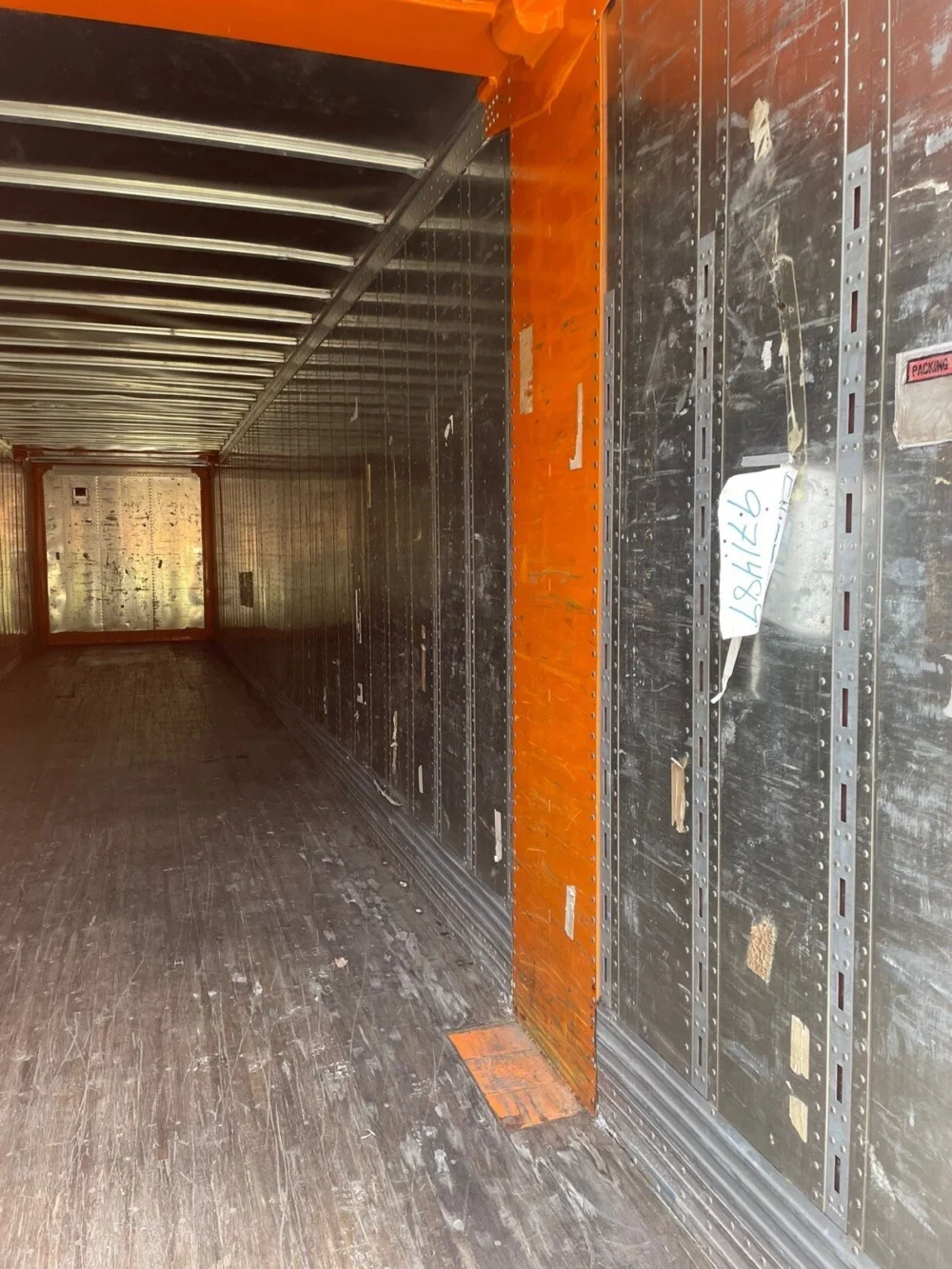 Used 53ft High Cube Shipping Container – Galvanized Aluminum