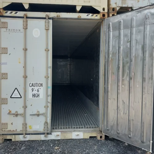 Working 40ft Refrigerated High Cube Reefer Container 2010 Carrier Thinline Used