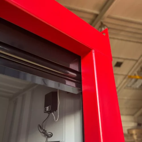 6ft Bespoke Roller Shuttered Shipping Container | Secure  Motorized Coiling Door