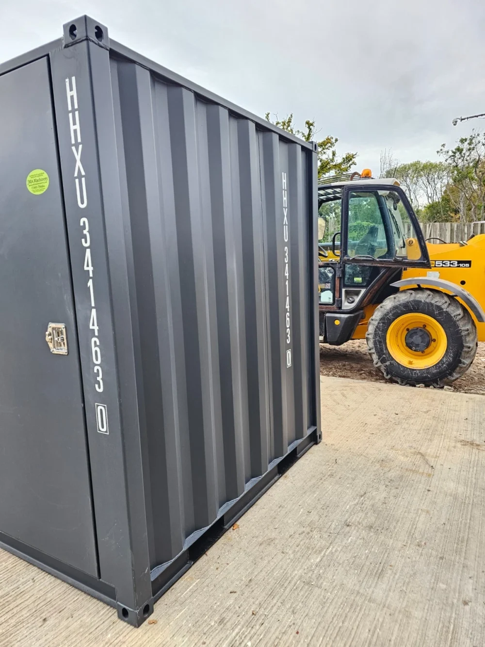 New 8′ Shipping Container Site Safe Lock Up Box Toolbox 8ft Workshop Shed Office
